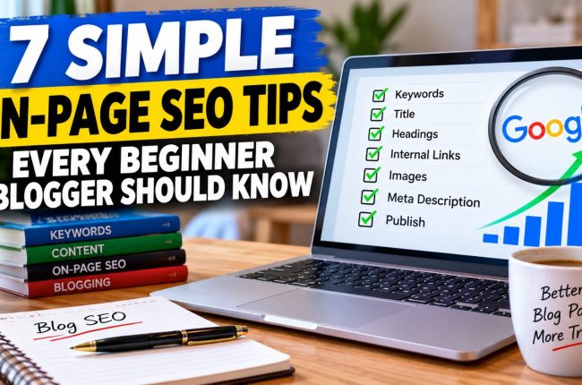 7 simple on-page SEO tips for beginner bloggers