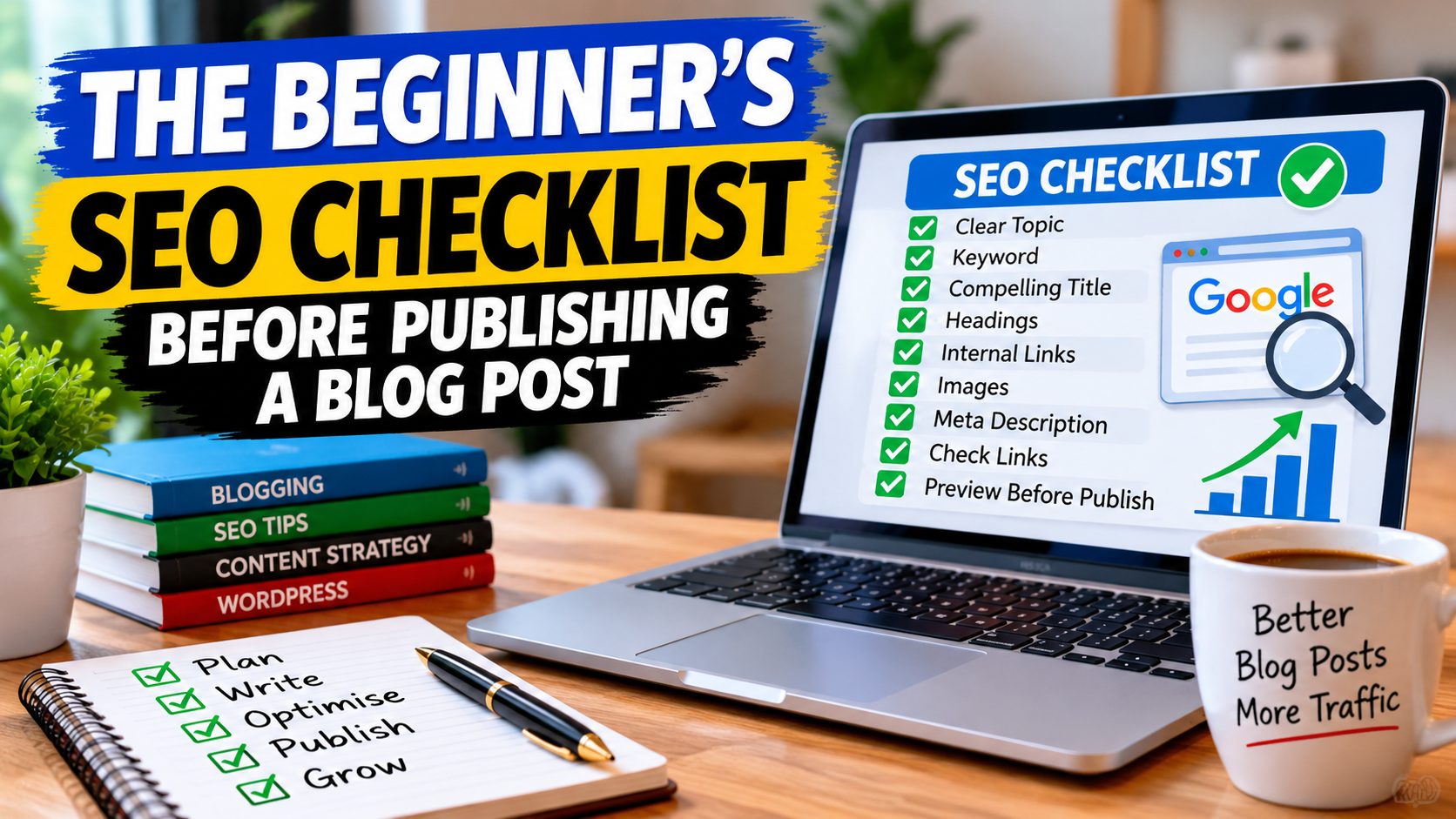 The Beginner's SEO Checklist Before Publishing a Blog Post